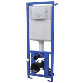 Cisterna alta oculta 11 L 41x14x (110-125) cm de vidaXL, Cisternas del inodoro - Ref: Foro24-142249, Precio: 166,31 €, Descue...