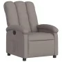 Sillón reclinable de tela gris taupe de , Sillones - Ref: Foro24-371735, Precio: 186,12 €, Descuento: %