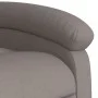 Sillón reclinable de tela gris taupe de , Sillones - Ref: Foro24-371735, Precio: 186,12 €, Descuento: %