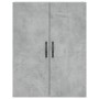 Aparador alto madera contrachapada gris hormigón 69,5x34x180 cm de , Aparadores - Ref: Foro24-3198093, Precio: 169,19 €, Desc...