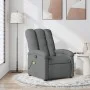 Sillón de masaje reclinable de tela gris oscuro de , Sillones - Ref: Foro24-371740, Precio: 249,36 €, Descuento: %
