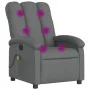 Sillón de masaje reclinable de tela gris oscuro de , Sillones - Ref: Foro24-371740, Precio: 249,36 €, Descuento: %