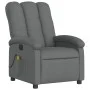 Sillón de masaje reclinable de tela gris oscuro de , Sillones - Ref: Foro24-371740, Precio: 249,36 €, Descuento: %