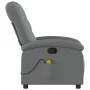 Sillón de masaje reclinable de tela gris oscuro de , Sillones - Ref: Foro24-371740, Precio: 249,36 €, Descuento: %