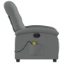Sillón de masaje reclinable de tela gris oscuro de , Sillones - Ref: Foro24-371740, Precio: 253,58 €, Descuento: %