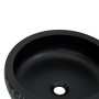 Lavabo sobre encimera redondo cerámica negro y azul Φ41x14 cm de , Lavabos - Ref: Foro24-155065, Precio: 106,53 €, Descuento: %