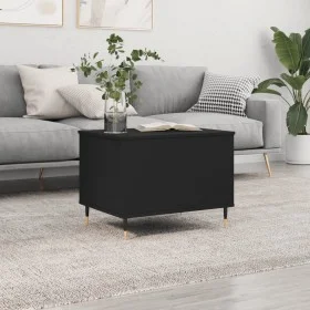 Black plywood coffee table 60x44.5x45 cm by , Coffee table - Ref: Foro24-830941, Price: 56,66 €, Discount: %
