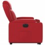 Sillón elevable eléctrico cuero artificial rojo en Sillones | Comprar online en Foru.es