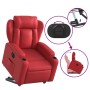 Sillón elevable eléctrico cuero artificial rojo en Sillones | Comprar online en Foru.es