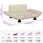 Cama para perros de cuero sintético crema 70x45x28 cm en Camas para perros | Comprar online en Foru.es