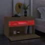 Mueble de TV con luces LED roble Sonoma 60x35x40 cm de , Muebles TV - Ref: Foro24-804415, Precio: 49,23 €, Descuento: %
