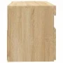 Mueble de TV con luces LED roble Sonoma 60x35x40 cm de , Muebles TV - Ref: Foro24-804415, Precio: 49,23 €, Descuento: %