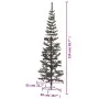Árbol de Navidad delgado negro 210 cm de , Arboles de navidad - Ref: Foro24-329220, Precio: 33,48 €, Descuento: %