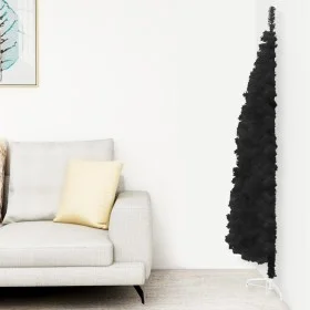 Medio árbol de Navidad artificial con soporte negro 120 cm de , Arboles de navidad - Ref: Foro24-344574, Precio: 9,74 €, Desc...