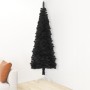 Medio árbol de Navidad artificial con soporte negro 120 cm de , Arboles de navidad - Ref: Foro24-344574, Precio: 9,83 €, Desc...