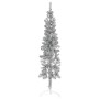 Medio árbol de Navidad artificial con soporte plateado 150 cm de , Arboles de navidad - Ref: Foro24-344595, Precio: 13,07 €, ...