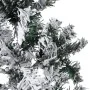 Mitad árbol Navidad artificial delgado con nieve 210 cm de , Arboles de navidad - Ref: Foro24-344607, Precio: 29,06 €, Descue...