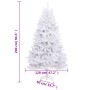 Árbol de Navidad artificial con bisagras y soporte blanco 240cm de , Arboles de navidad - Ref: Foro24-357788, Precio: 141,75 ...