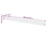 Estantes flotantes de pared 2 uds MDF blanco para libros/DVD de , Estantes y estanterías - Ref: Foro24-242185, Precio: 51,88 ...
