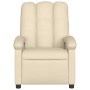 Sillón reclinable de tela crema de , Sillones - Ref: Foro24-371736, Precio: 187,94 €, Descuento: %