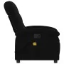 Sillón reclinable de masaje de tela negro de , Sillones - Ref: Foro24-371741, Precio: 215,36 €, Descuento: %