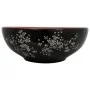 Lavabo sobre encimera redondo cerámica rojo y negro Φ41x14 cm de , Lavabos - Ref: Foro24-155051, Precio: 102,93 €, Descuento: %