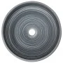 Round gray ceramic countertop washbasin Φ41x14 cm by , Sinks - Ref: Foro24-155066, Price: 101,08 €, Discount: %