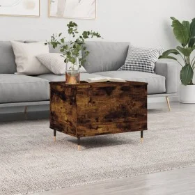 Smoked oak plywood coffee table 60x44.5x45 cm by , Coffee table - Ref: Foro24-830945, Price: 54,56 €, Discount: %