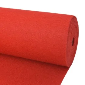 Alfombra para eventos roja 1x24 m de vidaXL, Felpudos - Ref: Foro24-30081, Precio: 73,04 €, Descuento: %