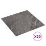 Tarimas autoadhesivas 20 unidades PVC 1,86 m² patrón negro de , Suelos y moquetas - Ref: Foro24-330175, Precio: 43,18 €, Desc...