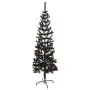 Árbol de Navidad delgado negro 150 cm de , Arboles de navidad - Ref: Foro24-329218, Precio: 23,53 €, Descuento: %