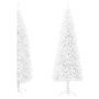 Medio árbol de Navidad artificial con soporte blanco 180 cm de , Arboles de navidad - Ref: Foro24-344566, Precio: 16,18 €, De...