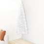 Medio árbol de Navidad artificial con soporte blanco 120 cm de , Arboles de navidad - Ref: Foro24-344564, Precio: 9,99 €, Des...