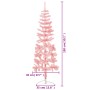 Medio árbol de Navidad artificial con soporte rosa 150 cm de , Arboles de navidad - Ref: Foro24-344570, Precio: 13,58 €, Desc...