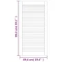 Puerta de armario de lamas madera de pino maciza 99,3x49,4 cm de , Puertas de armarios - Ref: Foro24-151136, Precio: 50,80 €,...