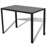 Conjunto de mesa y sillas de comedor 5 piezas negro de vidaXL, muebles para cocinas y comedores - Ref: Foro24-242986, Precio:...