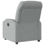 Sillón reclinable eléctrico tela gris claro en Sillones | Comprar online en Foru.es