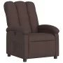 Sillón reclinable de tela marrón oscuro de , Sillones - Ref: Foro24-371732, Precio: 186,29 €, Descuento: %
