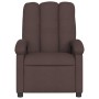 Sillón reclinable de tela marrón oscuro de , Sillones - Ref: Foro24-371732, Precio: 189,06 €, Descuento: %