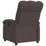 Sillón reclinable de tela marrón oscuro de , Sillones - Ref: Foro24-371732, Precio: 186,29 €, Descuento: %