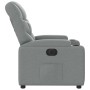 Sillón reclinable eléctrico tela gris claro en Sillones | Comprar online en Foru.es