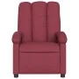 Sillón reclinable de tela rojo tinto de , Sillones - Ref: Foro24-371730, Precio: 201,22 €, Descuento: %