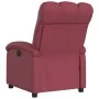 Sillón reclinable de tela rojo tinto de , Sillones - Ref: Foro24-371730, Precio: 201,22 €, Descuento: %