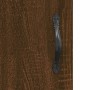 Aparador alto madera contrachapada marrón roble 69,5x34x180 cm de , Aparadores - Ref: Foro24-3198096, Precio: 162,99 €, Descu...
