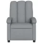 Sillón reclinable de masaje de tela gris claro de , Sillones - Ref: Foro24-371739, Precio: 249,60 €, Descuento: %