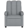 Sillón reclinable de masaje de tela gris claro de , Sillones - Ref: Foro24-371739, Precio: 253,68 €, Descuento: %