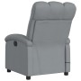 Sillón reclinable de masaje de tela gris claro de , Sillones - Ref: Foro24-371739, Precio: 253,68 €, Descuento: %