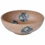 Round brown and blue ceramic countertop washbasin Φ41x14 cm by , Sinks - Ref: Foro24-155057, Price: 77,48 €, Discount: %