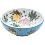 Lavabo sobre encimera redondo cerámica multicolor Φ41x14 cm de , Lavabos - Ref: Foro24-155055, Precio: 130,46 €, Descuento: %