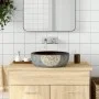 Lavabo sobre encimera redondo cerámica marrón y negro Φ41x14 cm de , Lavabos - Ref: Foro24-155060, Precio: 110,26 €, Descuent...